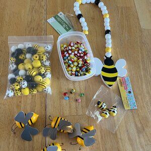 Honey Bee Decor & Crafting Lot - Over 350 Pieces in Lot